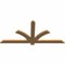 Ekena Millwork Redmond Smooth Timber Gable Bracket, Western Red Cedar, 60"W x 27"H x 1 1/2"D x 3 1/2"F, 11/12 Pitch GBW060X27X0204RED00SWR - alternate 3